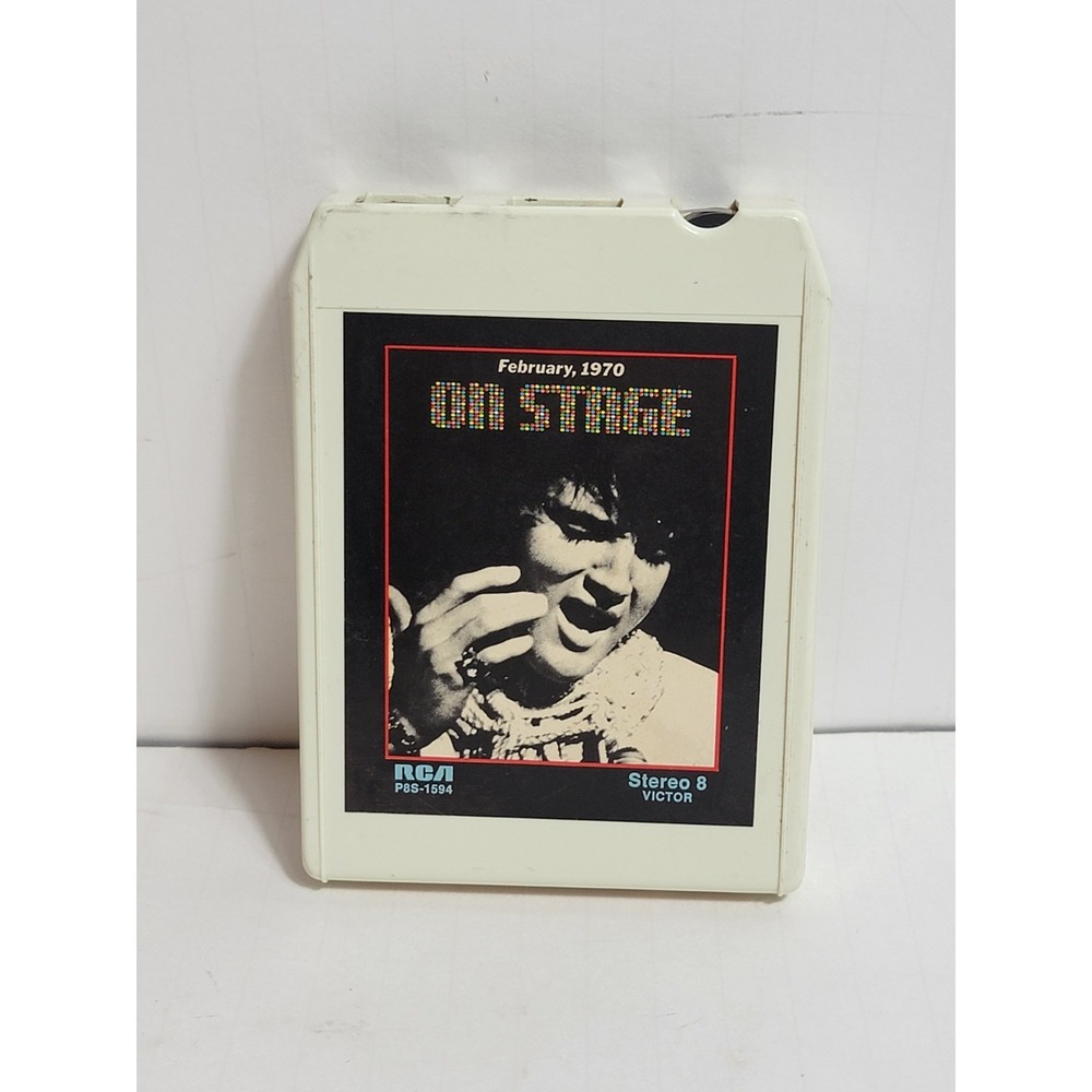 Elvis Presley 8 Track Tape "February 1970 On Stage" Untested